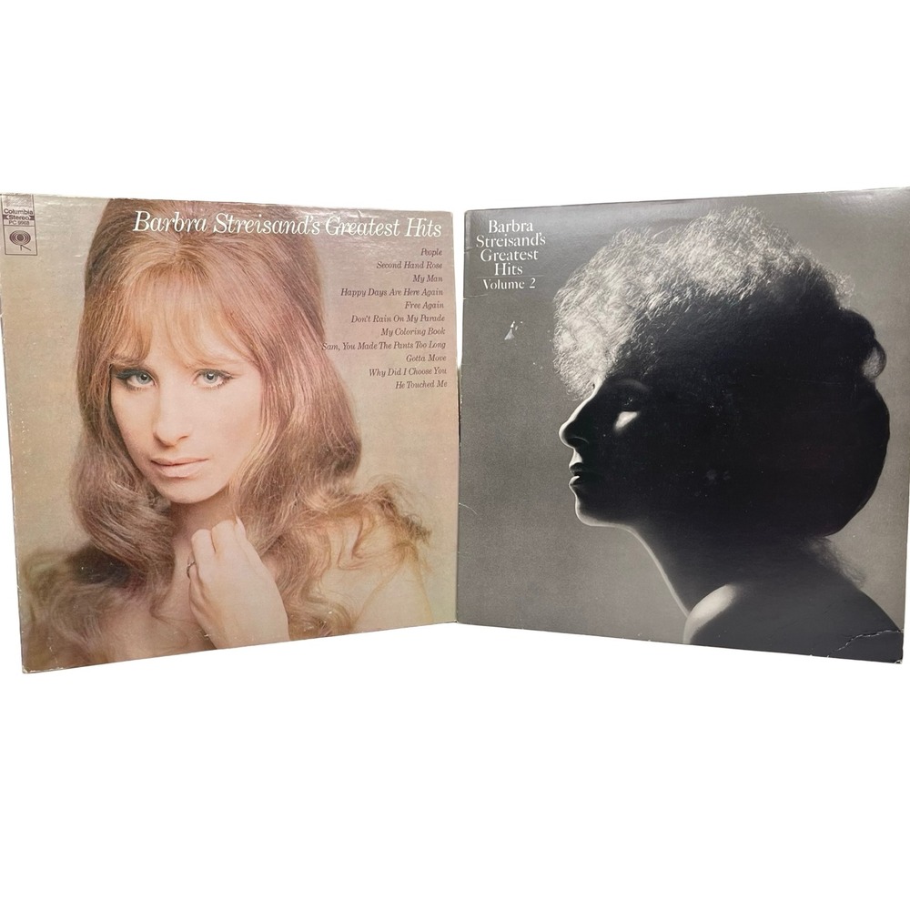 Barbra Streisand Greatest Hits Vol 1 & 2 Vinyl Record Set Columbia PC 9968 35679